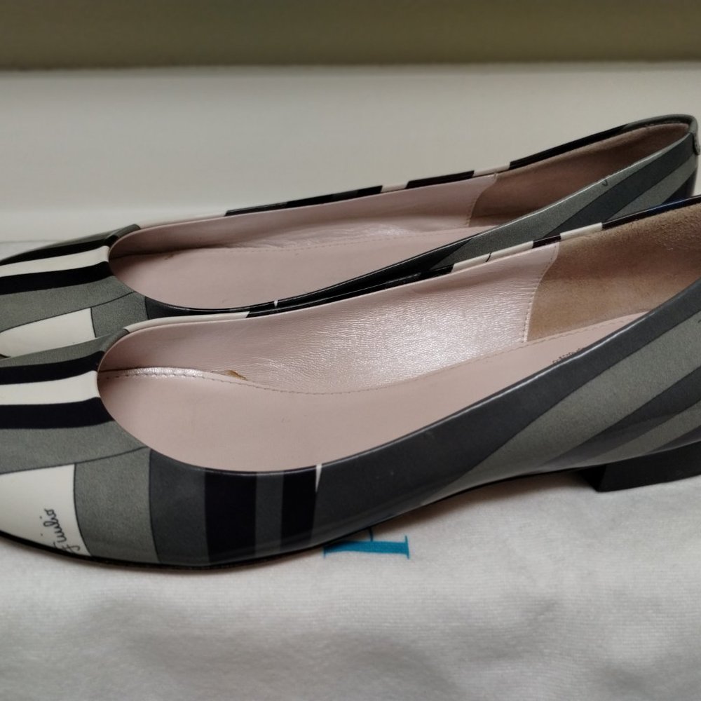Emilio Pucci Patent Leather Ballet Flats - Size 37.5